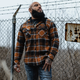 Рубашка Howitzer Artillery Longsleeve Flannel Hood Brown Multi (371WV022-BRMU-S) - изображение 4