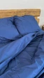 Комплект постельного белья Поплин семейный 220х150х2 шт Magic blue Синий - изображение 5
