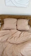 Комплект постельного белья Поплин полуторный 220х150 см Honey beige Бежевый - изображение 5