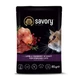 Вологий корм для котів, SAVORY (Сейворі), Cat Pouch for Sterilised, with Lamb and Cranberry in Gravy, 85 г, - изображение 2