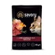 Вологий корм для кошенят, SAVORY (Сейворі), Cat Pouch for Kitten, with Lamb and Pumpkin in Jelly, 85 г, (Ягня, - изображение 2