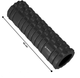 Wałek fitnes roller HMS FS102 45 cm Czarny (5907695507423) - obraz 6