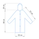 Дождевик детский EVA LOSSO KIDS голубой, рост 120-145 см - изображение 4