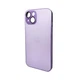 Чехол для смартфона AG Glass Matt Frame Color для iPhone 15 Light Purple - изображение 1