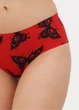 Бесшовные женские слипы красного цвета. S 3106 - изображение 2