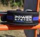 Пояс для пауерліфтингу Power System PS-3800 PowerLifting шкіряний Black/Blue Line L 4911431 - зображення 6