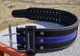 Пояс для пауерліфтингу Power System PS-3800 PowerLifting шкіряний Black/Blue Line L 4911431 - зображення 10