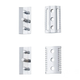 Бритва для гоління Т-подібна Pearl L-55 Chrome Closed comb & Open Comb - изображение 4