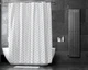 Шторка для ванной комнаты WOKO Line 180x180 с 12-ю кольцами - изображение 1