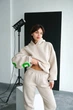Жіночий теплий костюм з написом (светр+штани) Uaclothes 48-50 Бежевий (like34214-146211371) - изображение 3