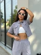 Жіночий прогулянковий костюм із мікро-вельвету Uaclothes 46-48 Сірий (like28720-89231350) - изображение 2
