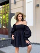 Женское платье Прошва Черное Без Бренда (701/Д). 42-48 - изображение 6