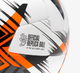 Футбольный Мяч №5 (68 до 70 см) KIPSTA UEFA Europa League Replica (от 12 лет) Гибридный Мяч Белый Оранжевый - изображение 2