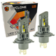Лампа светодиодная для фар cyclone led h4 5000k 6700lm 25W type 44 2 шт комплект - изображение 1