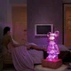 3D лампа нічник у вигляді ведмедика з ефектом феєрверк в RGB (7 кольорів), з можливістю підключення через USB. - зображення 4