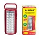 Ліхтар переносний світлодіодний 24 LED Almina DL-2424 з повербанком 3000 mAh Червоний - зображення 1