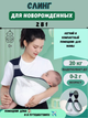 Дихаюча перенесення для новонароджених Слінг Baby Sling AND 182 - зображення 1