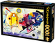 Puzzle D-Toys Wasilij Kandinsky Żółty-czerwony-niebieski 68 x 47 cm 1000 elementów (5947502875123) - obraz 1