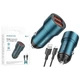 Зарядное устройство Borofone BZ19 lightning (2USB/2.4A) Blue - изображение 2
