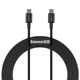 Кабель Baseus Type-C - Type-C 100W PD 2м Superior Black (CATYS-C01) - изображение 1