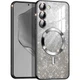 TPU чехол Delight case with MagSafe с защитными линзами на камеру для Samsung Galaxy S20 FE Черный / Black Без бренда - изображение 1