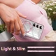 TPU чохол Delight case with MagSafe із захисними лінзами на камеру для Samsung Galaxy S25 FE Рожевий / Rose Gold - зображення 4