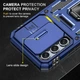 Ударопрочный чехол Camshield Army Ring для Samsung Galaxy S25+ / S24+ Синий / Navy Без бренда - изображение 6