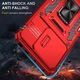 Ударопрочный чехол Camshield Army Ring для Xiaomi Redmi Note 13 4G Красный / Red Без бренда - изображение 2