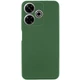 Чехол TPU GETMAN Liquid Silk Full Camera для Xiaomi Redmi 13 4G / Poco M6 4G Зеленый / Dark green - изображение 1
