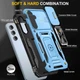 Удароміцний чохол Camshield Army Ring Samsung Galaxy A36 5G / A56 5G Блакитний / Light Blue Без бренду - зображення 4