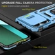 Ударопрочный чехол Camshield Army Ring для Xiaomi Redmi Note 13 4G Голубой / Light Blue Без бренда - изображение 3