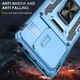 Ударопрочный чехол Camshield Army Ring для Xiaomi Redmi Note 13 4G Голубой / Light Blue Без бренда - изображение 7