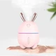 Увлажнитель воздуха с подсветкой кролик UKC Humidifier, розовый - изображение 3