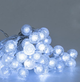 Светодиодная гирлянда "Шарики прозрачные" 20 LED, 5м + переходник, 220V, IP44, Холодный белый - изображение 2