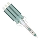 Плойка для завивки волос тройная VGR V-595 с керамическим покрытием 90W White-Green (3_05263) - изображение 1