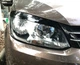 Накладки на фары, реснички VW Touran II черный глянец АБС (10-15 г.в.) - изображение 2