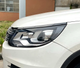Накладки на фары, реснички VW Tiguan черный глянец ABS-пластик (11-15 г.в.) - изображение 5