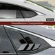 Накладки (зябра) на вікна задніх дверей Honda Accord 10 (2018-...) - зображення 5