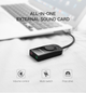 Звуковая карта Ugreen USB 2.0 внешняя стерео с регулятором громкости (40964) - изображение 5