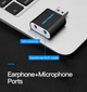Внешняя звуковая карта Vention USB AUX Black (VAB-S17-BK) - изображение 5