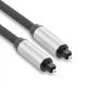 Кабель аудио Ugreen Toslink оптический 7 мм нейлоновая оплетка 1 м Black (AV108) - изображение 1