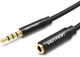 AUX аудио кабель удлинитель Vention Audio 3.5 мм Metal Type 5 м Black (BHBBJ) - изображение 1