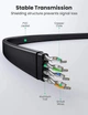 Высокоскоростной интернет кабель RJ45 Ethernet UGREEN плоский Lan сетевой кабель 0.5 м 40 Гбит/с - изображение 5