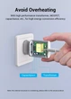 Сетевое зарядное устройство с поддержкой быстрой зарядки Vention USB-Type C 20W PD White (TC-055-EU-W) - изображение 2