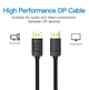 Кабель Vention DP видеокабель DisplayPort v1.2 4K 60Hz, 2K 144Hz 2 м Black (HACBH) - изображение 7