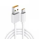 Кабель зарядный CELBRO Type-C 6.5A 65W SuperVOOC SuperDart 1М White (CB005) - изображение 1