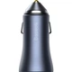 Зарядное устройство Baseus Car Charger USB+USB-C Golden Contactor Pro 40W Dark Gray (CCJD-0G) - изображение 7