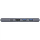 USB-хаб концентратор Baseus Thunderbolt C 7-in-1 - Gray (CAHUB-L0G) - изображение 2