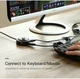USB-хаб Ugreen USB 2.0 hub разветвитель 4 порта 0.25 м Black (CR106) - изображение 6
