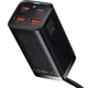 Зарядное устройство Baseus GaN3 Pro GaN 2 x USB Type C 2 x USB 100W с кабелем Black (CCGP000101) - зображення 5